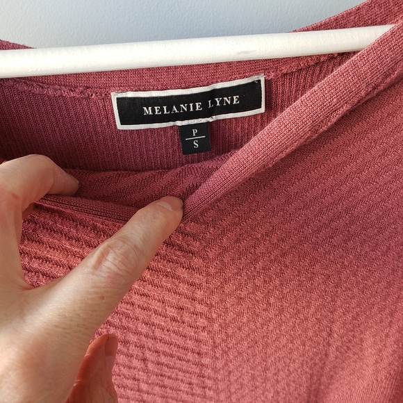 Melanie Lyne pink cotton sweater - Picture 3 of 5